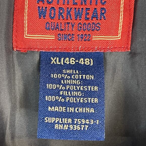 Big Mac Jacket Mens XL Blue Plaid Lined Puffer Flannel Chest Pockets Snap Up - Picture 4 of 12